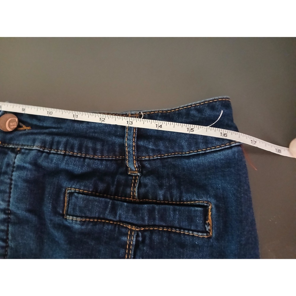 C. Est. 1946 Denim Womens Size 16 Dark Wash Blue Midi Pencil Skirt Seam Modest - Picture 6 of 10
